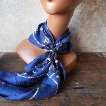 NIXON SUNDAY GOODS×SpiralDance_SCARF RING_BLUE