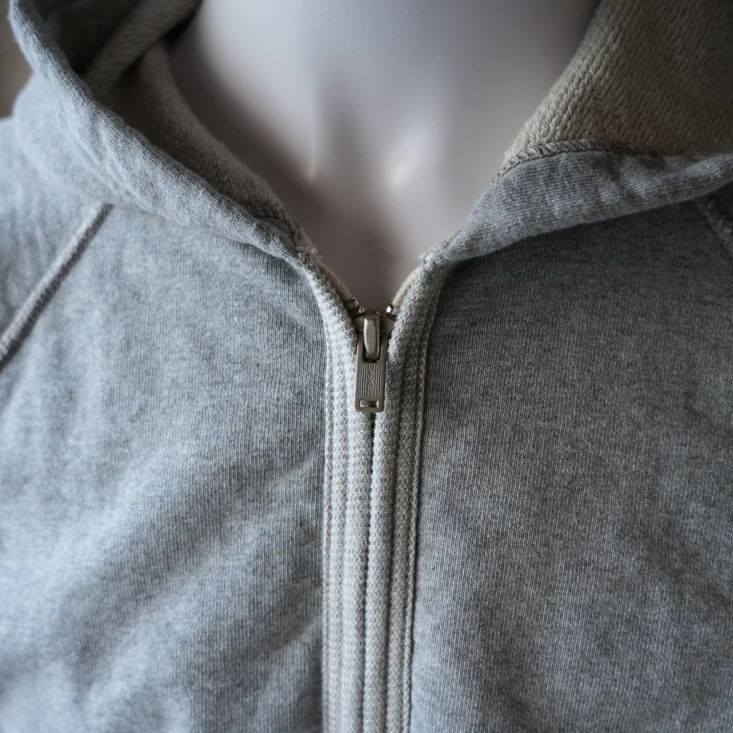 DELUXEWARE_SRZ-00_FULL-ZIP LIGHT PARKER_杢グレー