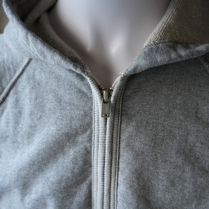 DELUXEWARE_SRZ-00_FULL-ZIP LIGHT PARKER_杢グレー