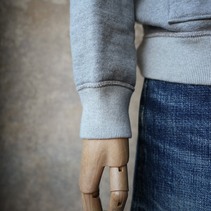 DELUXEWARE_SRZ-00_FULL-ZIP LIGHT PARKER_杢グレー