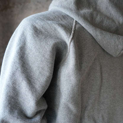 DELUXEWARE_SRZ-00_FULL-ZIP LIGHT PARKER_杢グレー