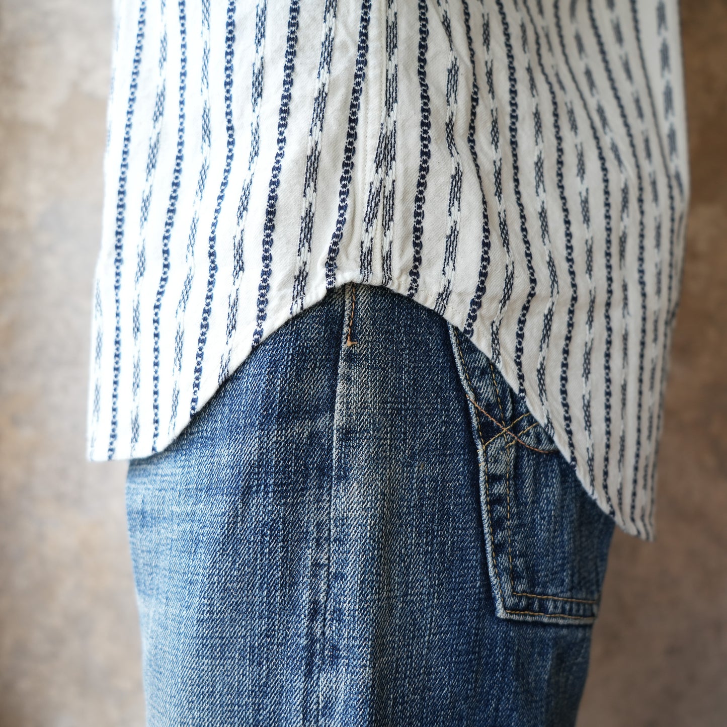 PREQUEL_S1015 Classic Long Point Shirt_クラシックロングポイントシャツ