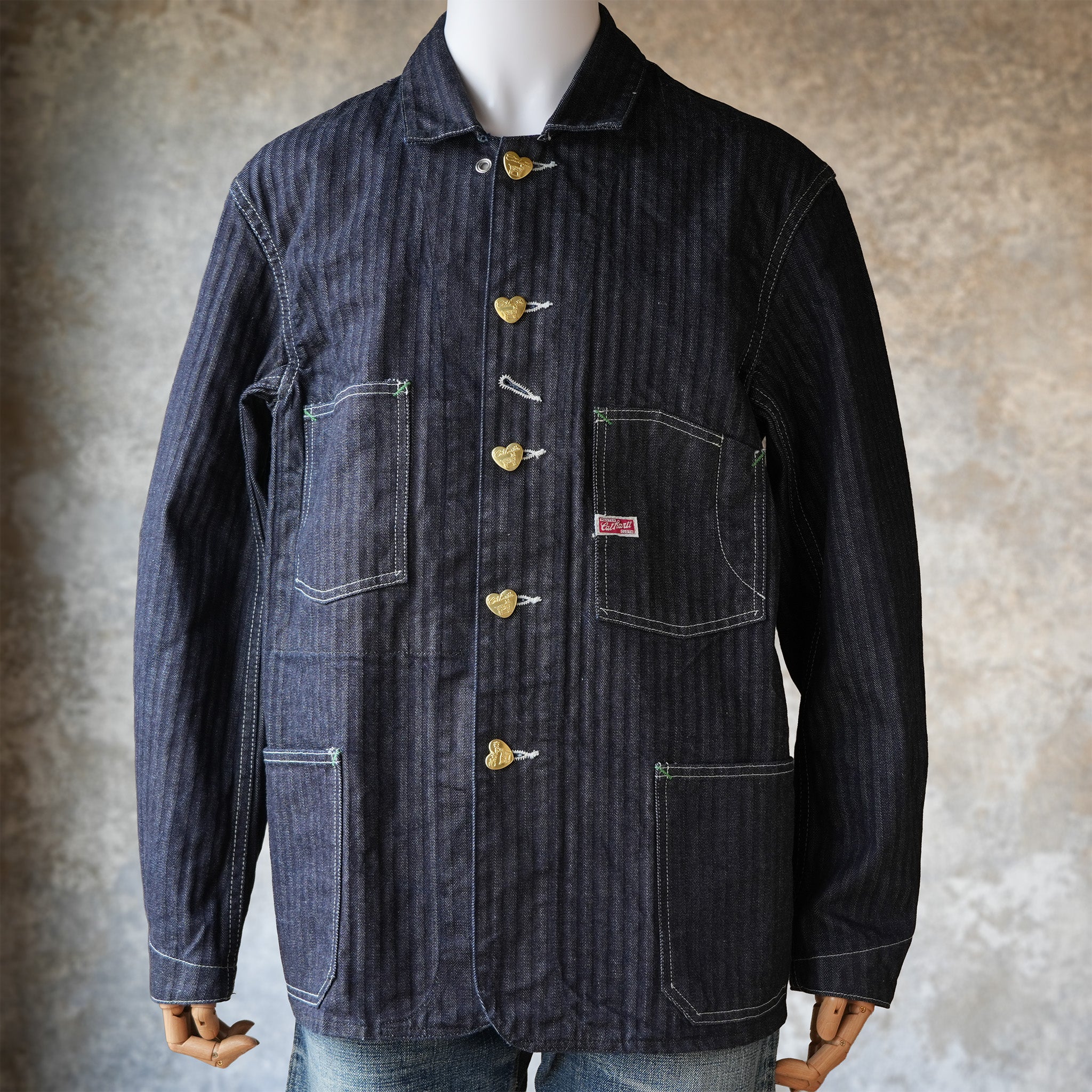 TCB Jeans_Cathartt Chore Coat Denim Herringbone – JeansShopSpiral