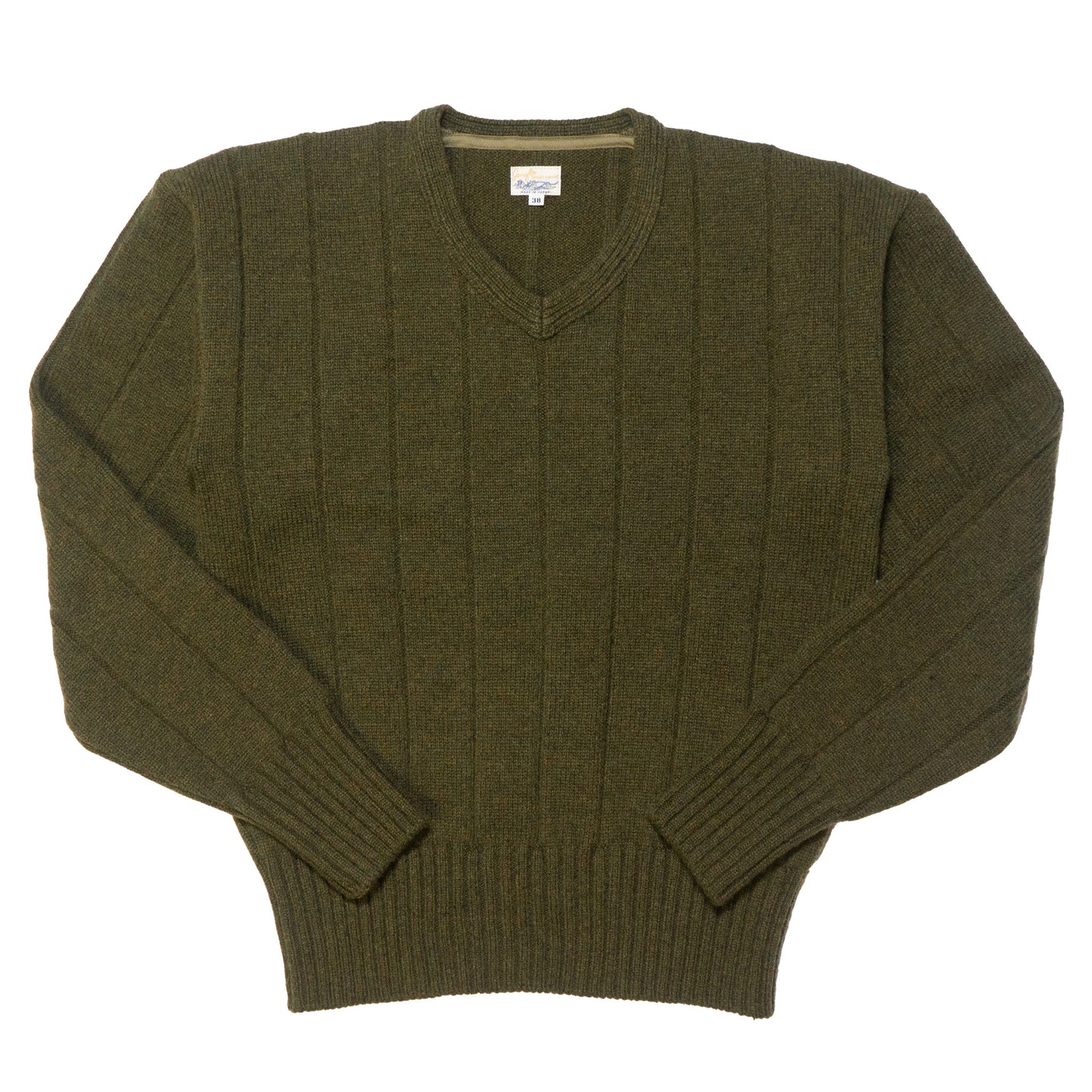 G&F Co._DROP NEEDLE KNIT_OLIVE