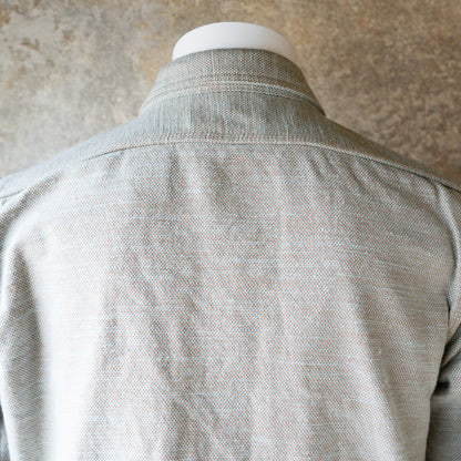 SAMURAI JEANS_SMN25-01_無地ネルシャツ_Blue