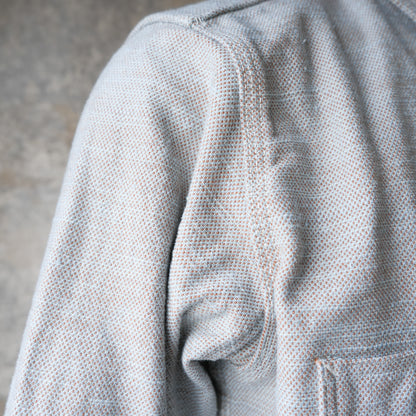 SAMURAI JEANS_SMN25-01_無地ネルシャツ_Blue