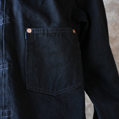 TCB jeans_Late S40's Jacket BKBK_indigo TAB