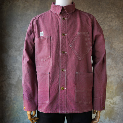 TCB Jeans_BLACK CAT JACKET Pin Check_RED