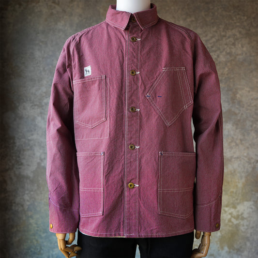 TCB Jeans_BLACK CAT JACKET Pin Check_RED