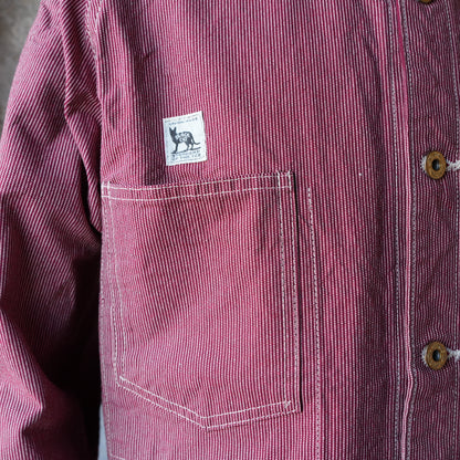 TCB Jeans_BLACK CAT JACKET Pin Check_RED