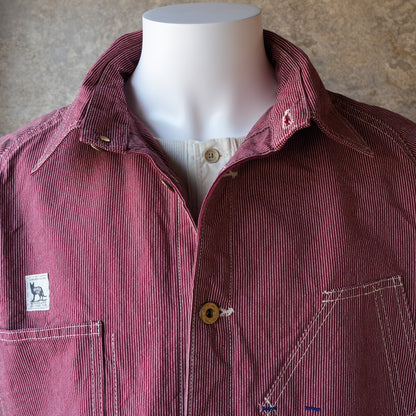 TCB Jeans_BLACK CAT JACKET Pin Check_RED