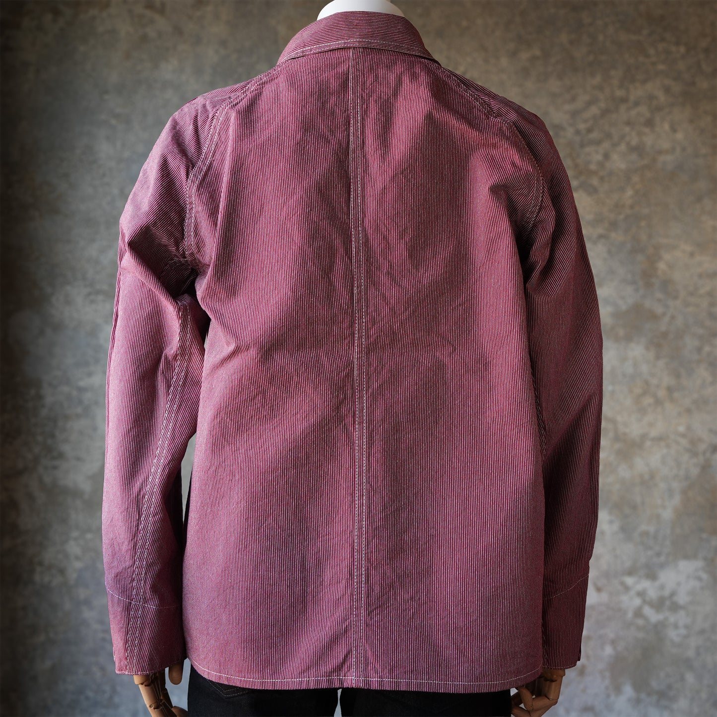 TCB Jeans_BLACK CAT JACKET Pin Check_RED