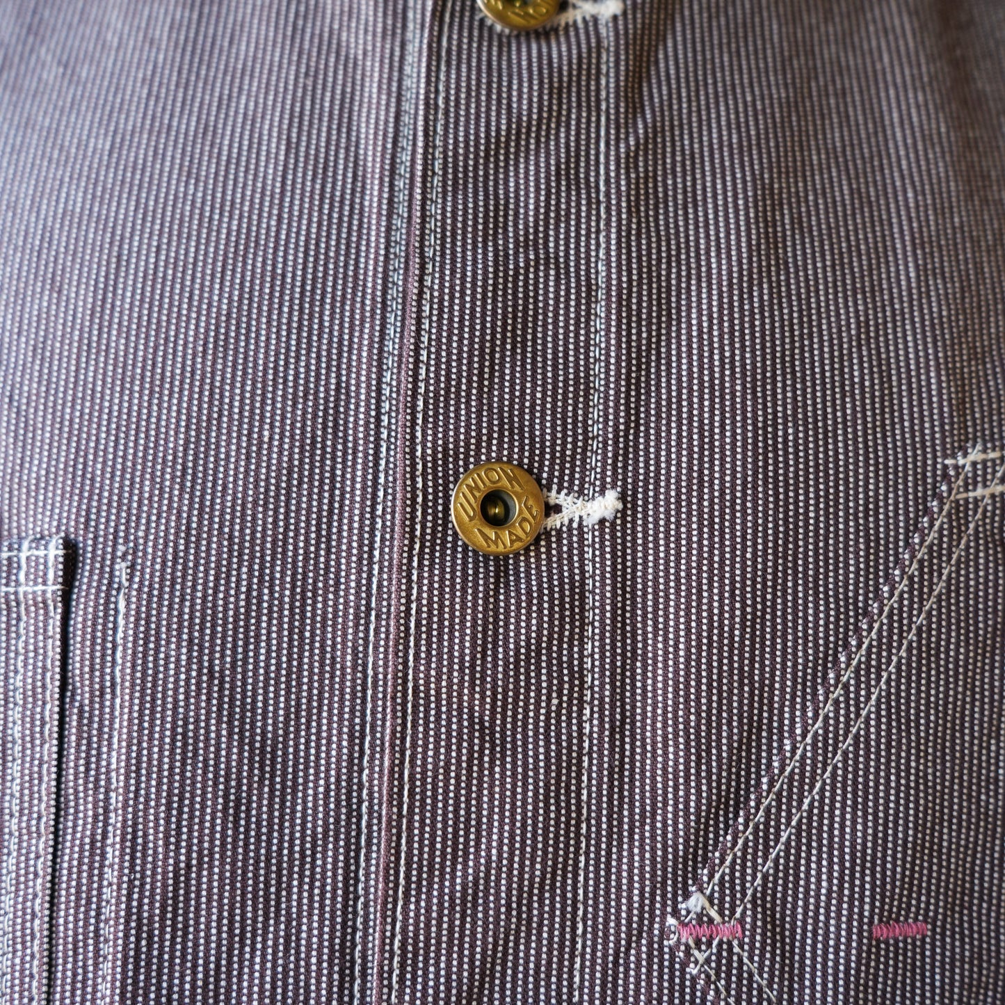 TCB Jeans_BLACK CAT JACKET Pin Check_BROWN