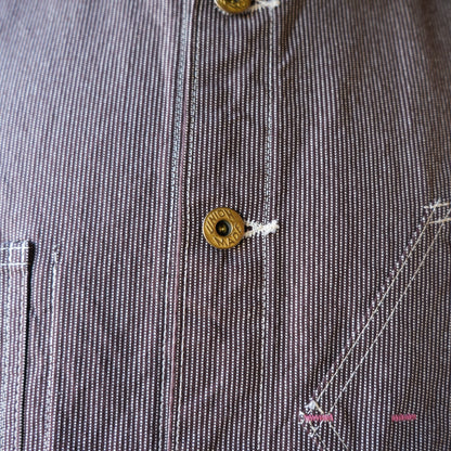 TCB Jeans_BLACK CAT JACKET Pin Check_BROWN