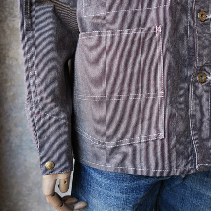 TCB Jeans_BLACK CAT JACKET Pin Check_BROWN