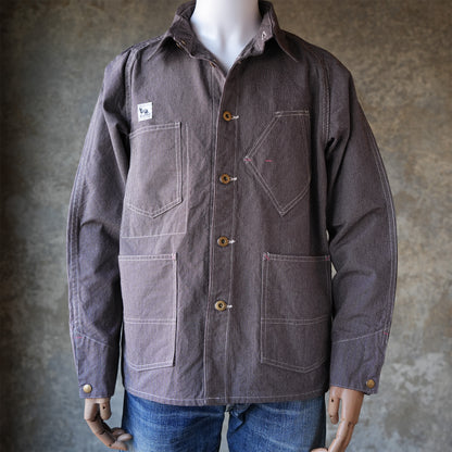 TCB Jeans_BLACK CAT JACKET Pin Check_BROWN