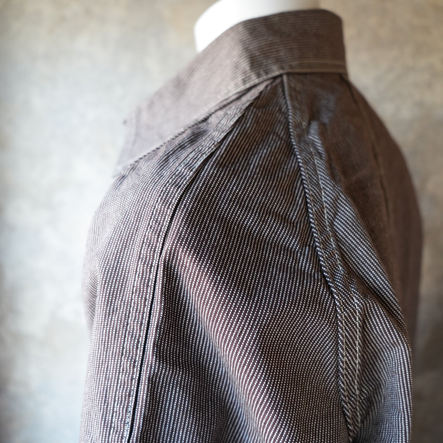 TCB Jeans_BLACK CAT JACKET Pin Check_BROWN