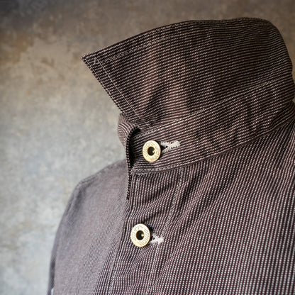 TCB Jeans_BLACK CAT JACKET Pin Check_BROWN