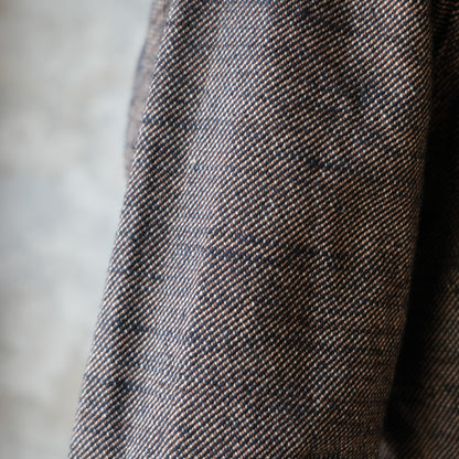 SAMURAI JEANS_SMN25-01_無地ネルシャツ_Black