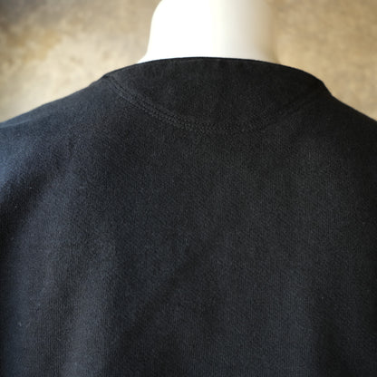 PREQUEL_C1011 Henley Sweatshirt (Black) ヘンリースウェットシャツ (ブラック)