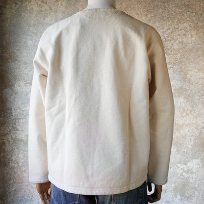 PREQUEL_C1011 Henley Sweatshirt (Natural) ヘンリースウェットシャツ (ナチュラル)