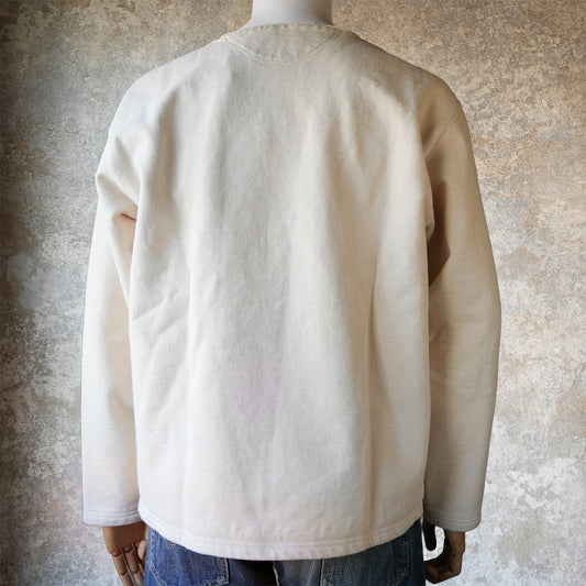 PREQUEL_C1011 Henley Sweatshirt (Natural) ヘンリースウェットシャツ (ナチュラル)