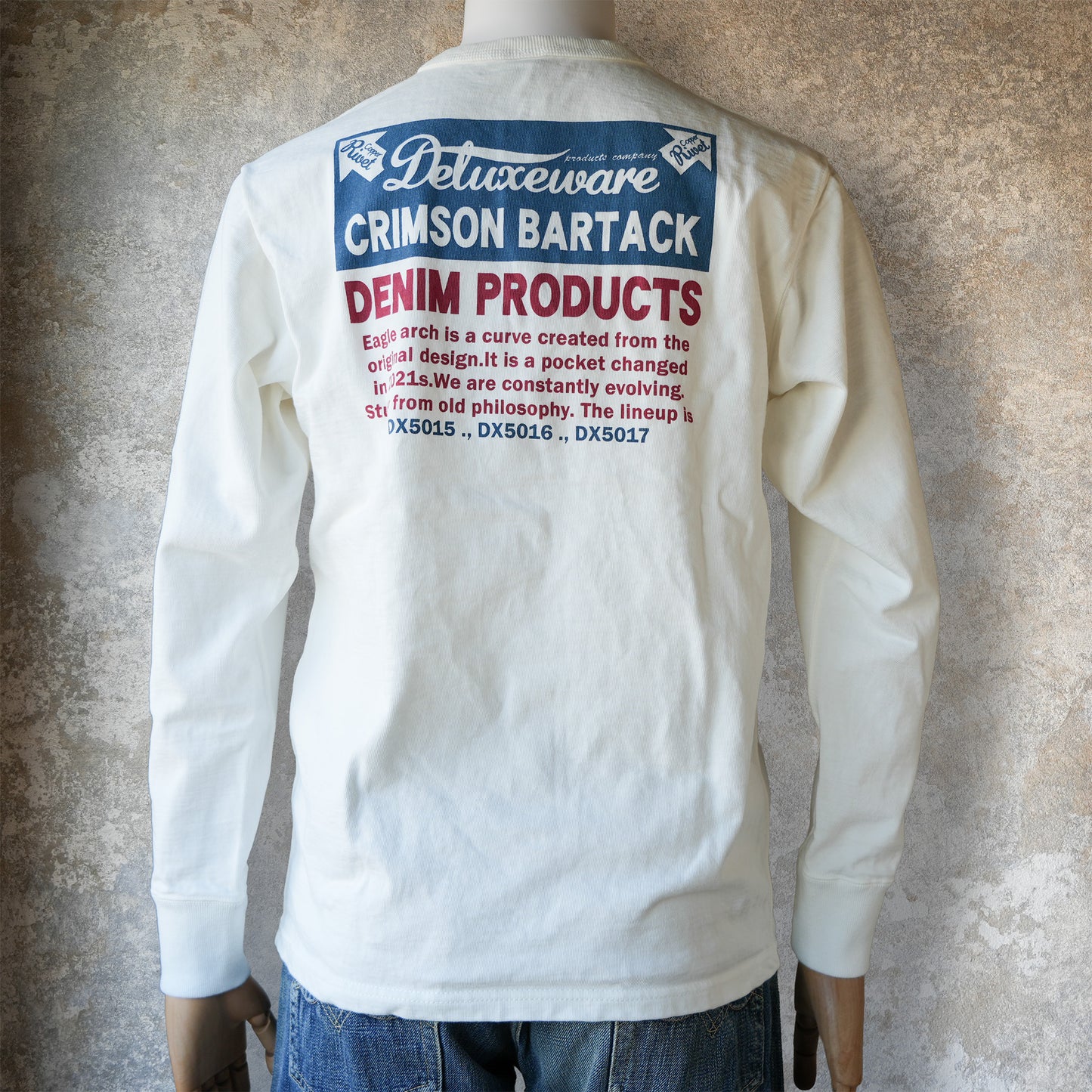 DELUXEWARE_BRGX-264_CRIMSON BARTACK_WHITE