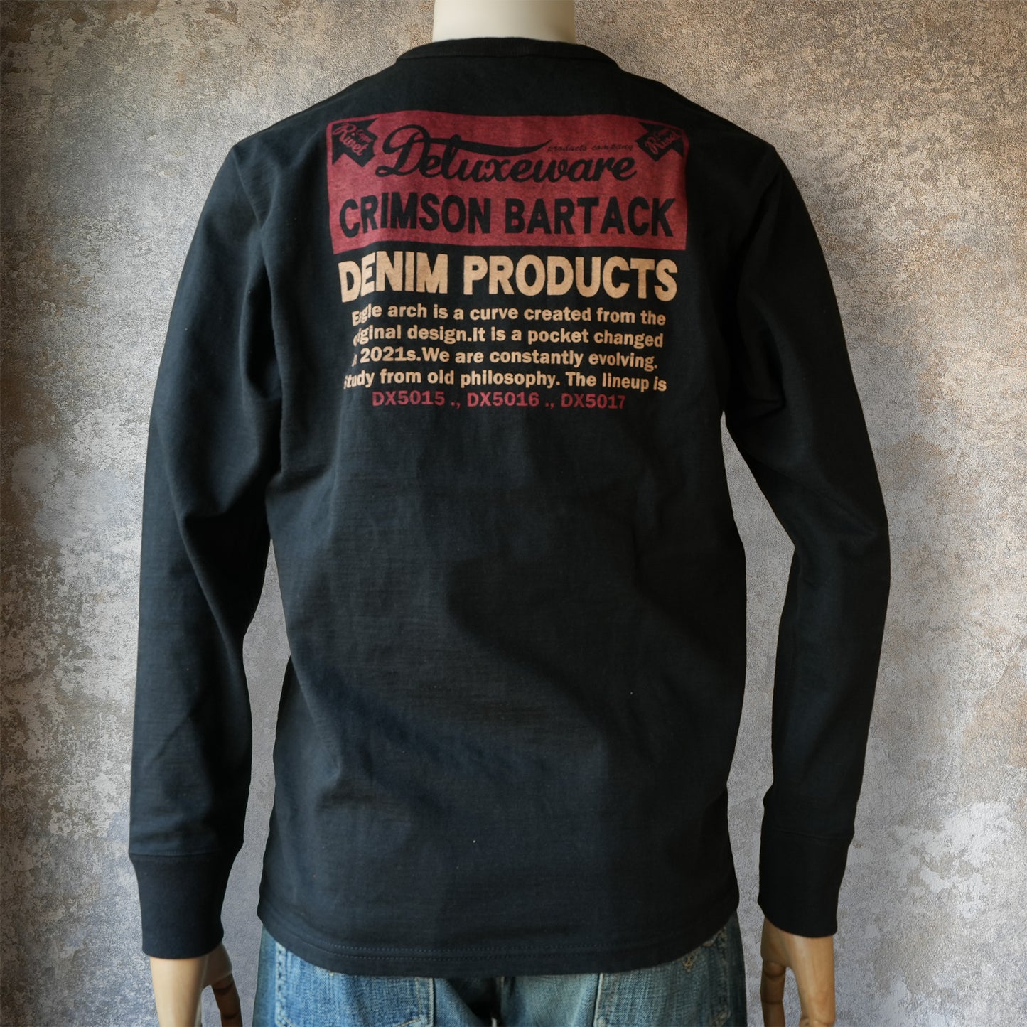 DELUXEWARE_BRGX-264_CRIMSON BARTACK_BLACK