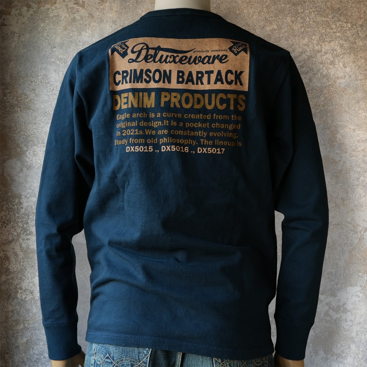 DELUXEWARE_BRGX-264_CRIMSON BARTACK_ST.NAVY