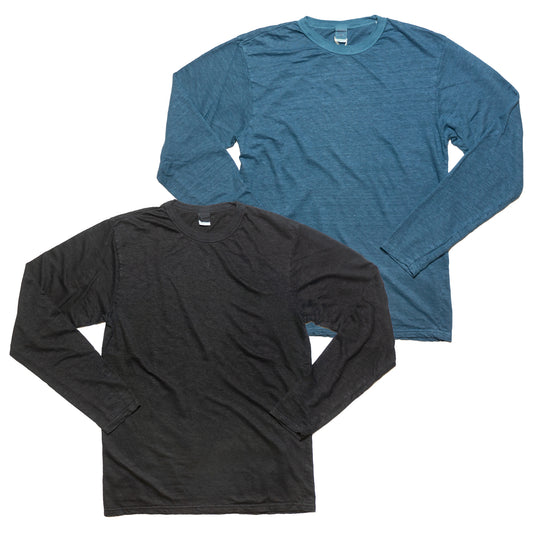 UES_602501_100% linen long sleeve T-shirt