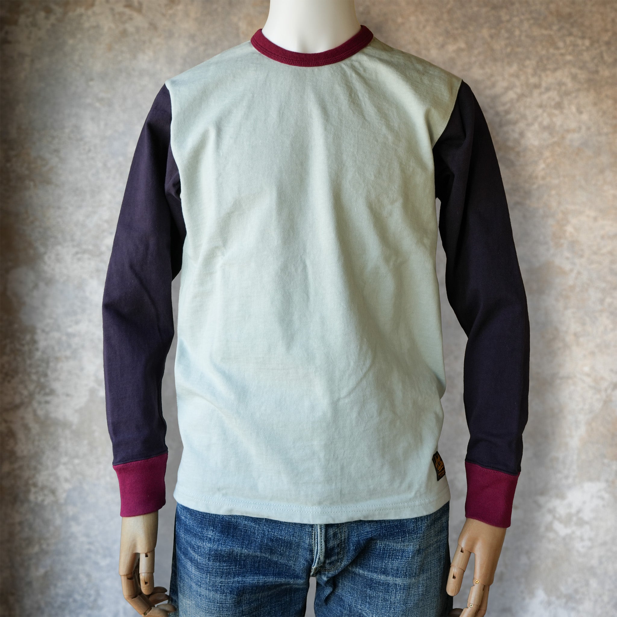 DELUXEWARE_DXTL-261_3C LONG SLEEVE_GREEN.WASH – JeansShopSpiral