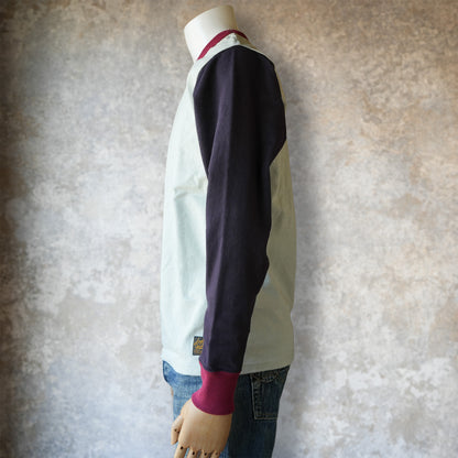 DELUXEWARE_DXTL-261_3C LONG SLEEVE_GREEN.WASH