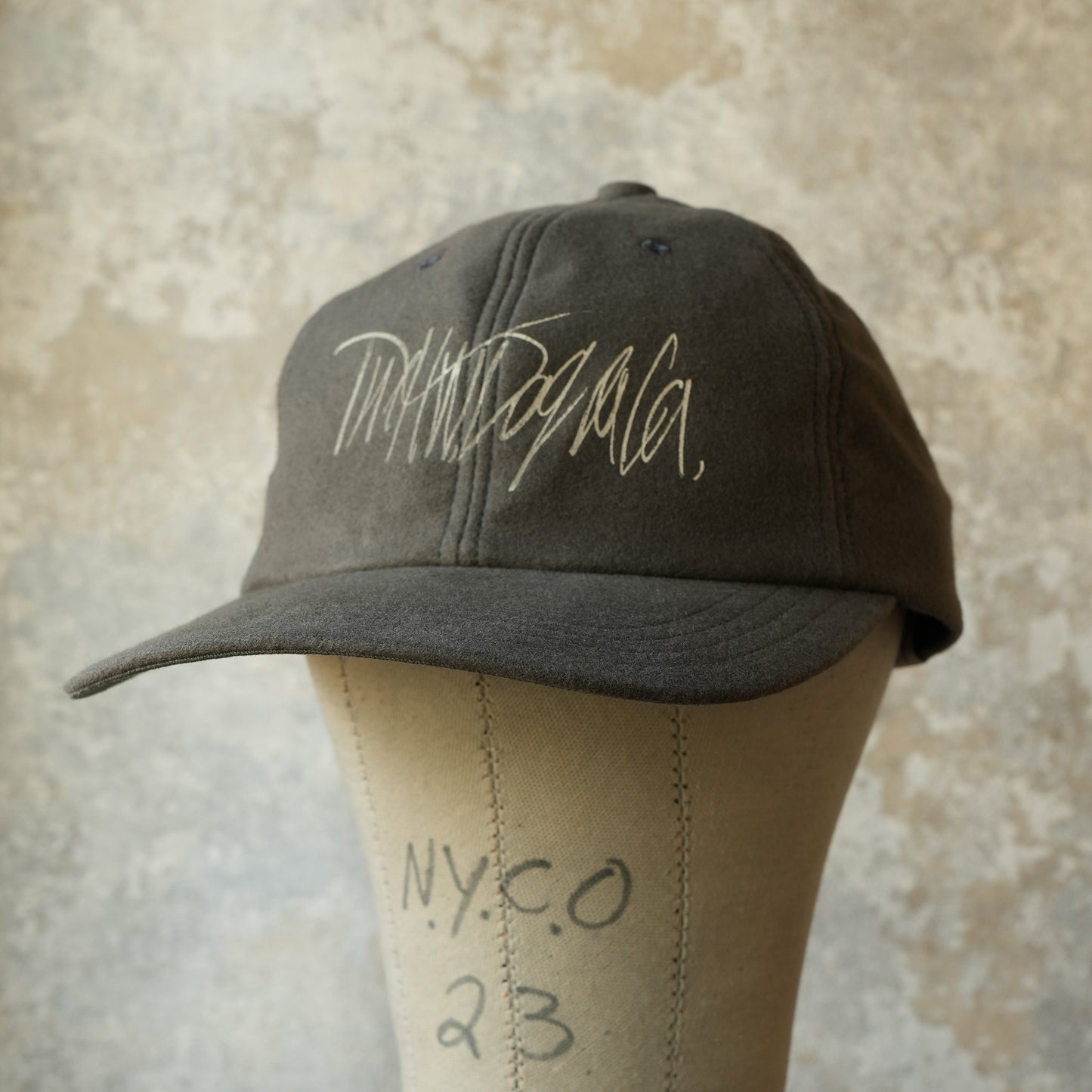 THE H.W.DOG&CO_D-01083_SIGN LOGO LOW CAP_Olive