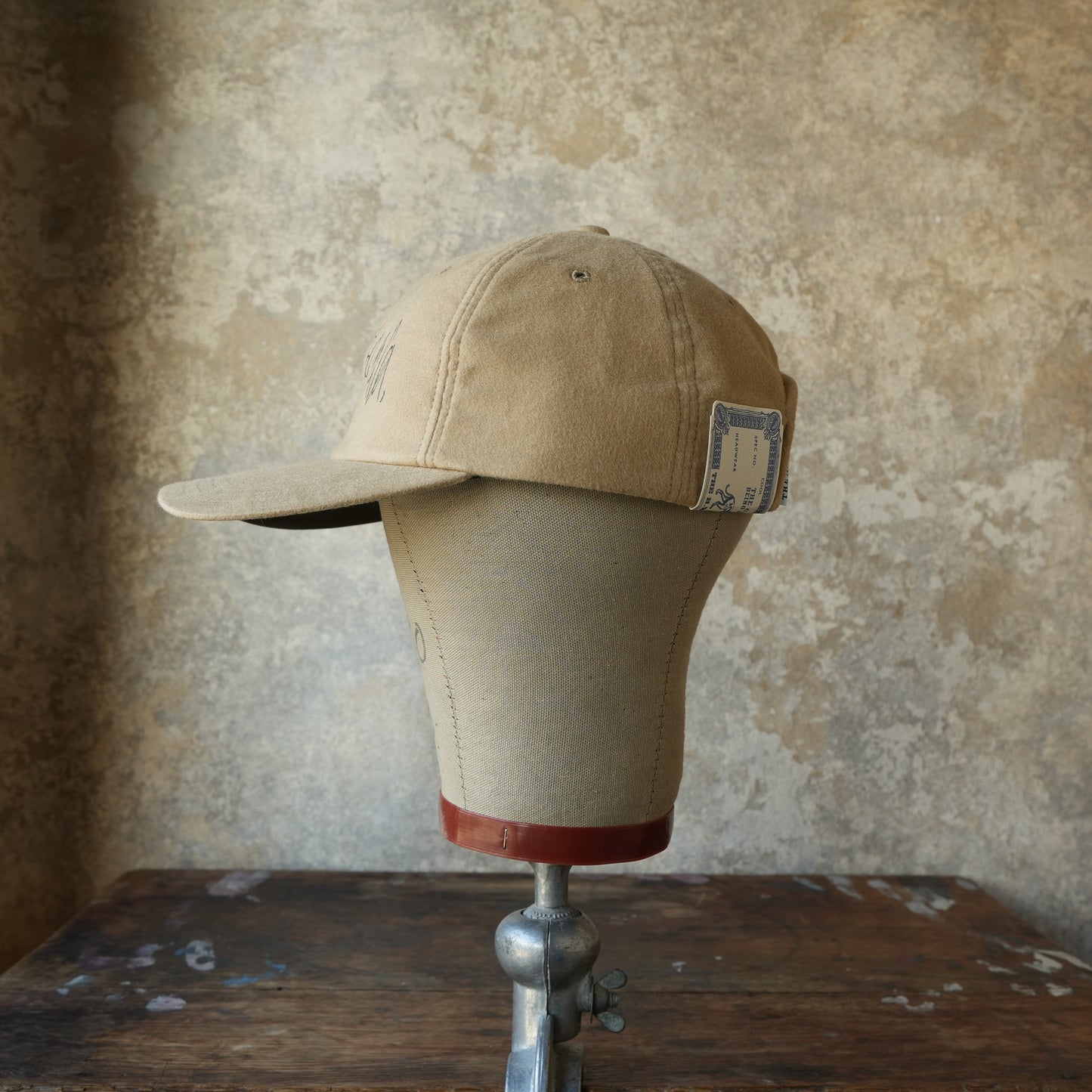 THE H.W.DOG&CO_D-01083_SIGN LOGO LOW CAP_Beige