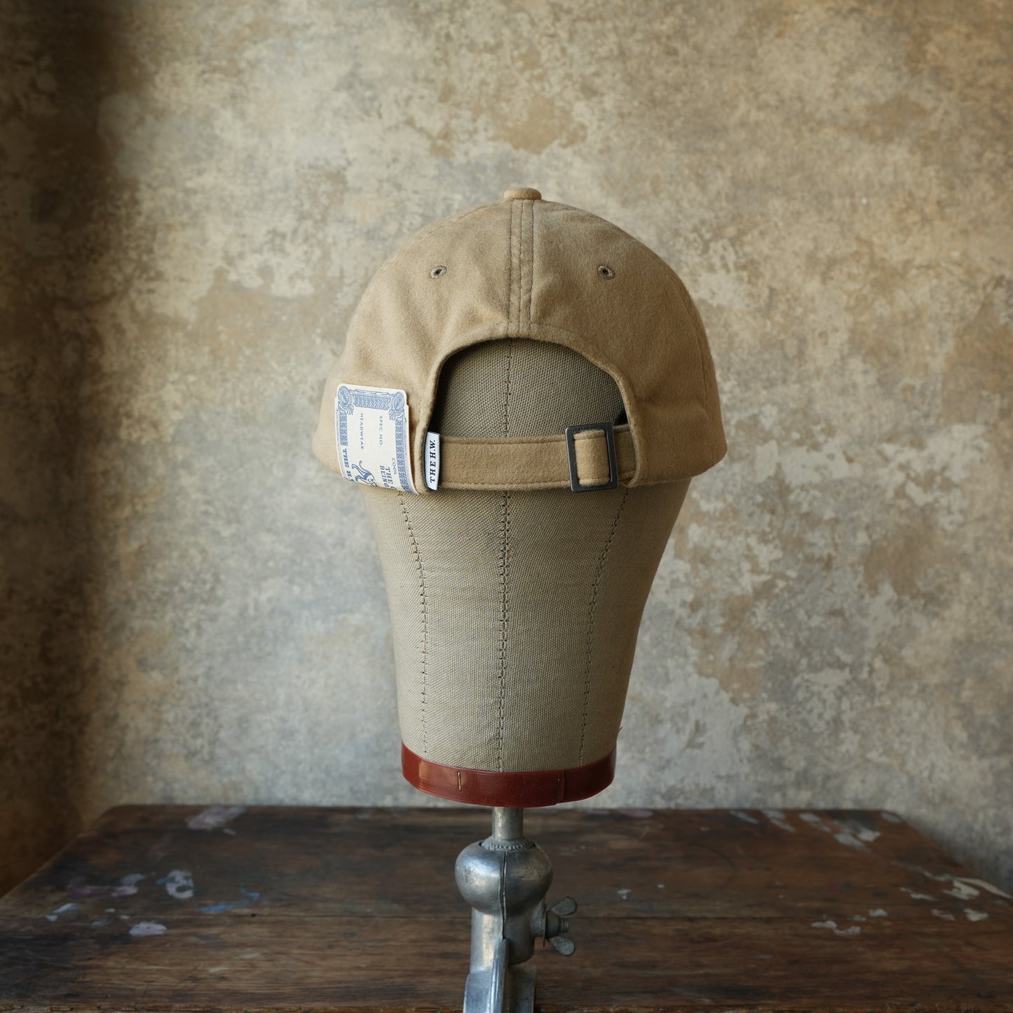 THE H.W.DOG&CO_D-01083_SIGN LOGO LOW CAP_Beige