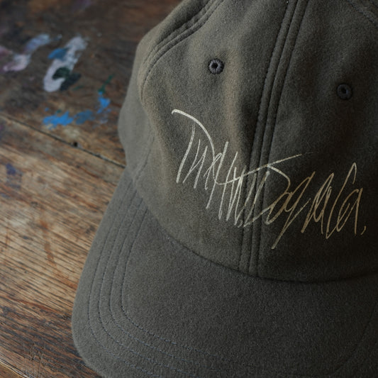 THE H.W.DOG&CO_D-01083_SIGN LOGO LOW CAP_Olive