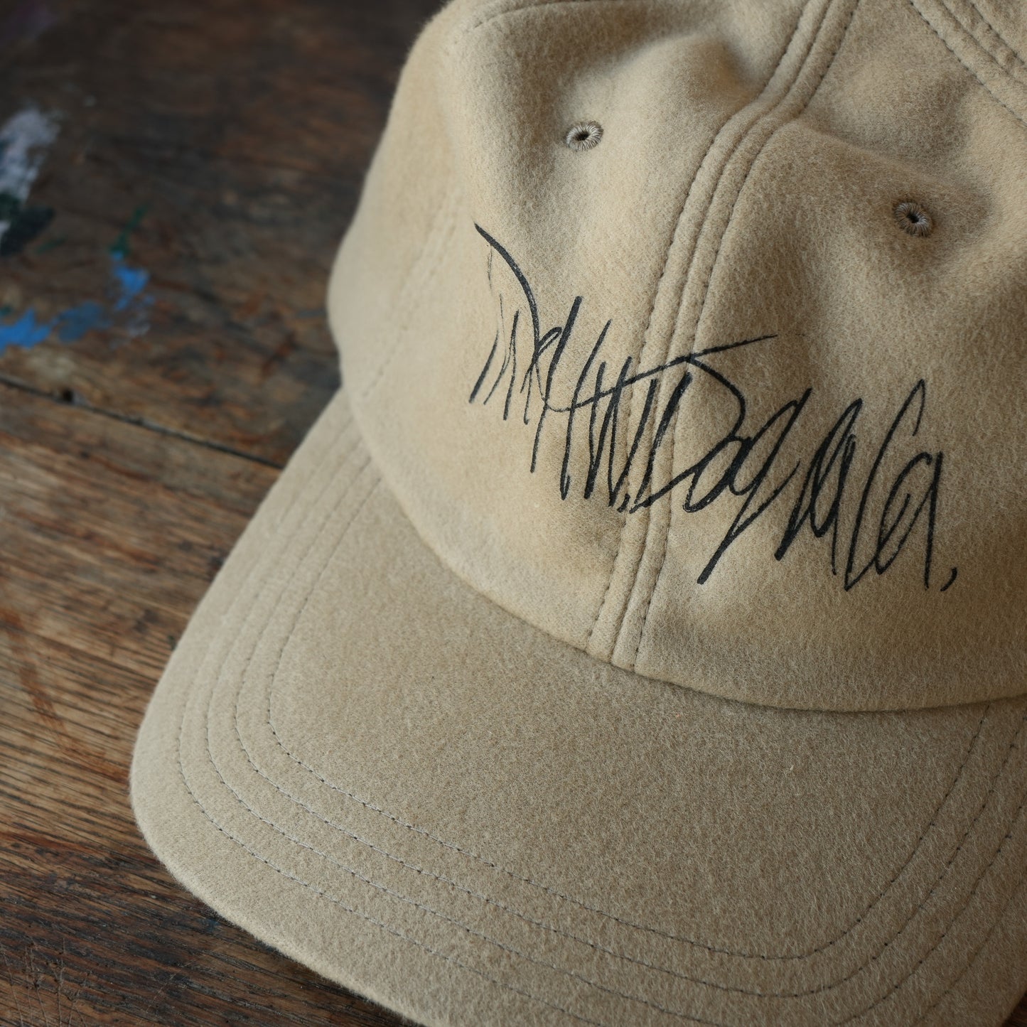 THE H.W.DOG&CO_D-01083_SIGN LOGO LOW CAP_Beige