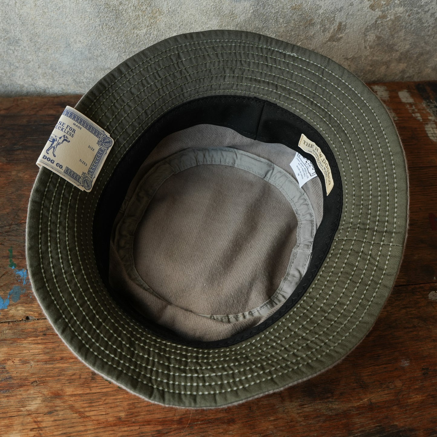 THE H.W.DOG&CO_D-01071_FLAG HAT_Gray