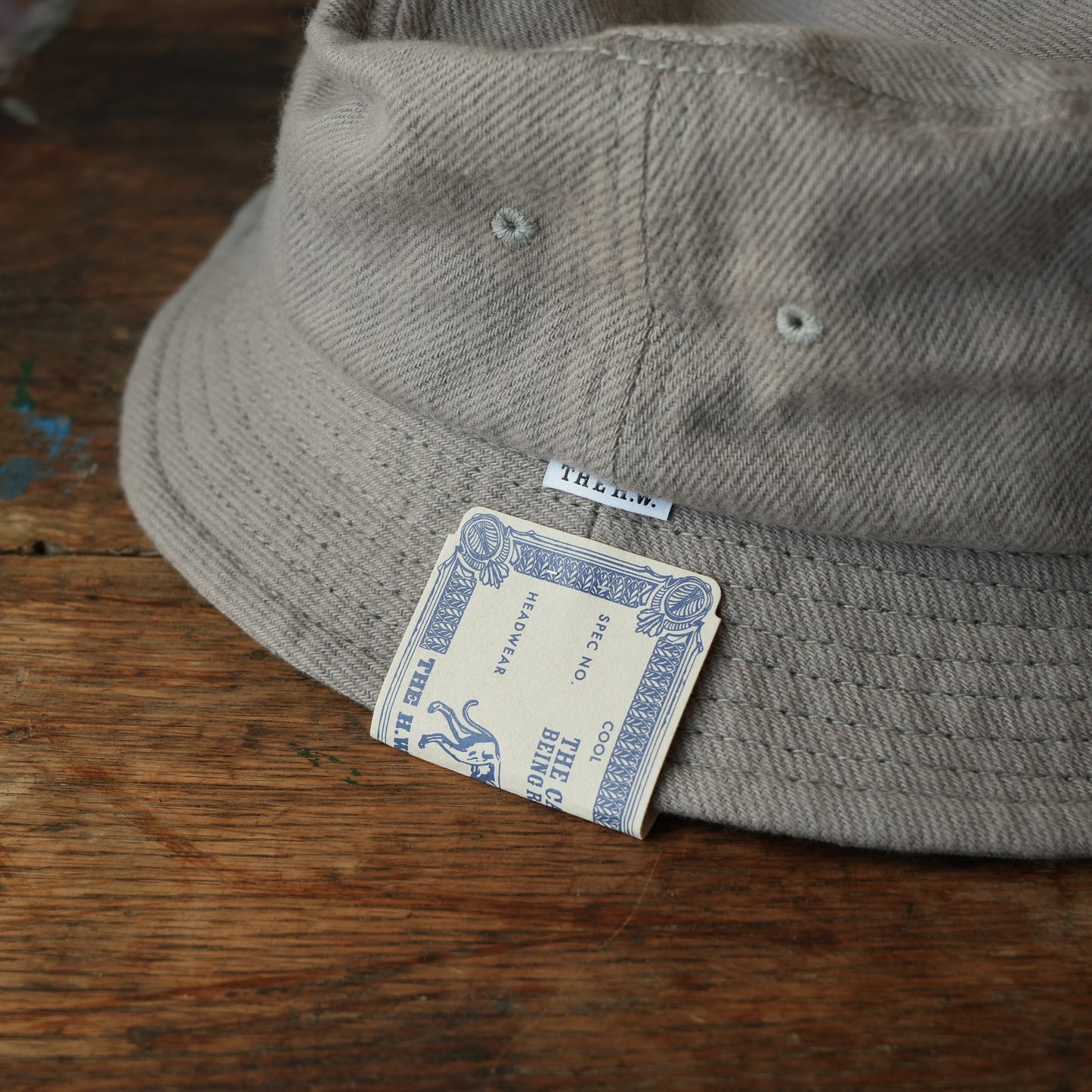 THE H.W.DOG&CO_D-01071_FLAG HAT_Gray