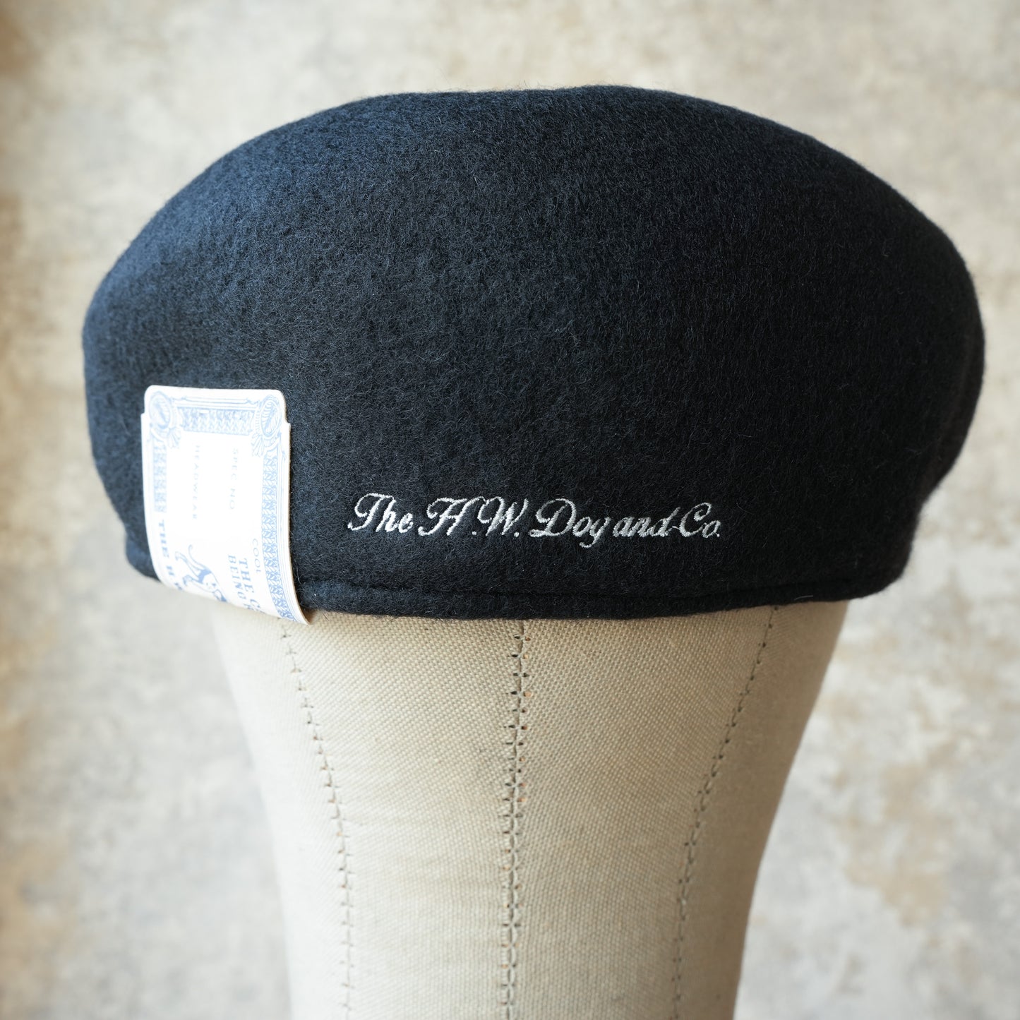 THE H.W.DOG&CO_D-01111_WOOL ASCOT_Black