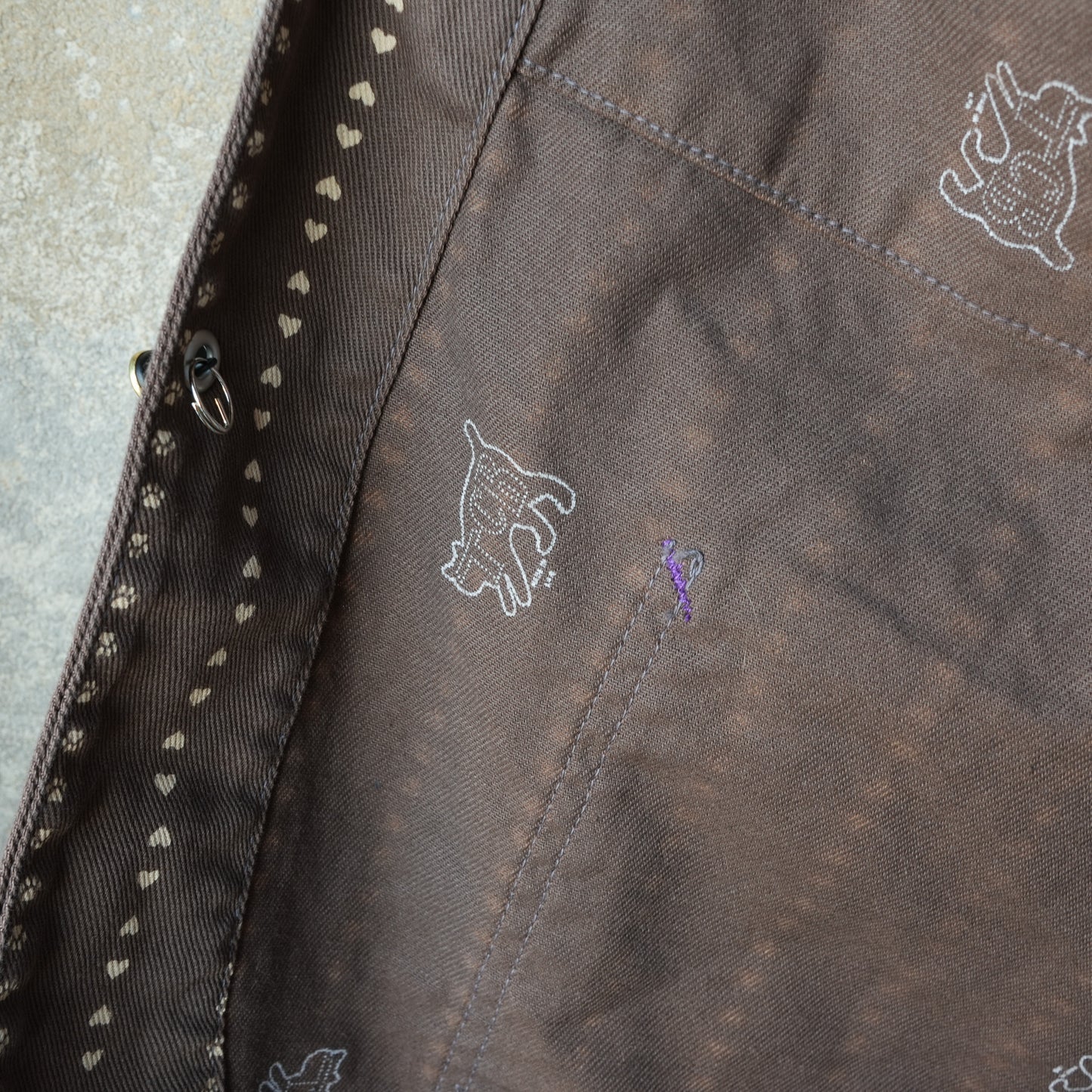 TCB Jeans_Cathartt Chore Coat_Brown Paw Stripe