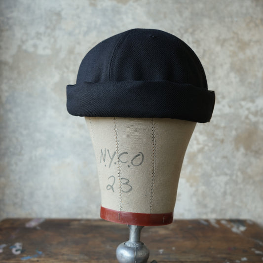 THE H.W.DOG&CO_D-01115_ROLL CAP_BLACK