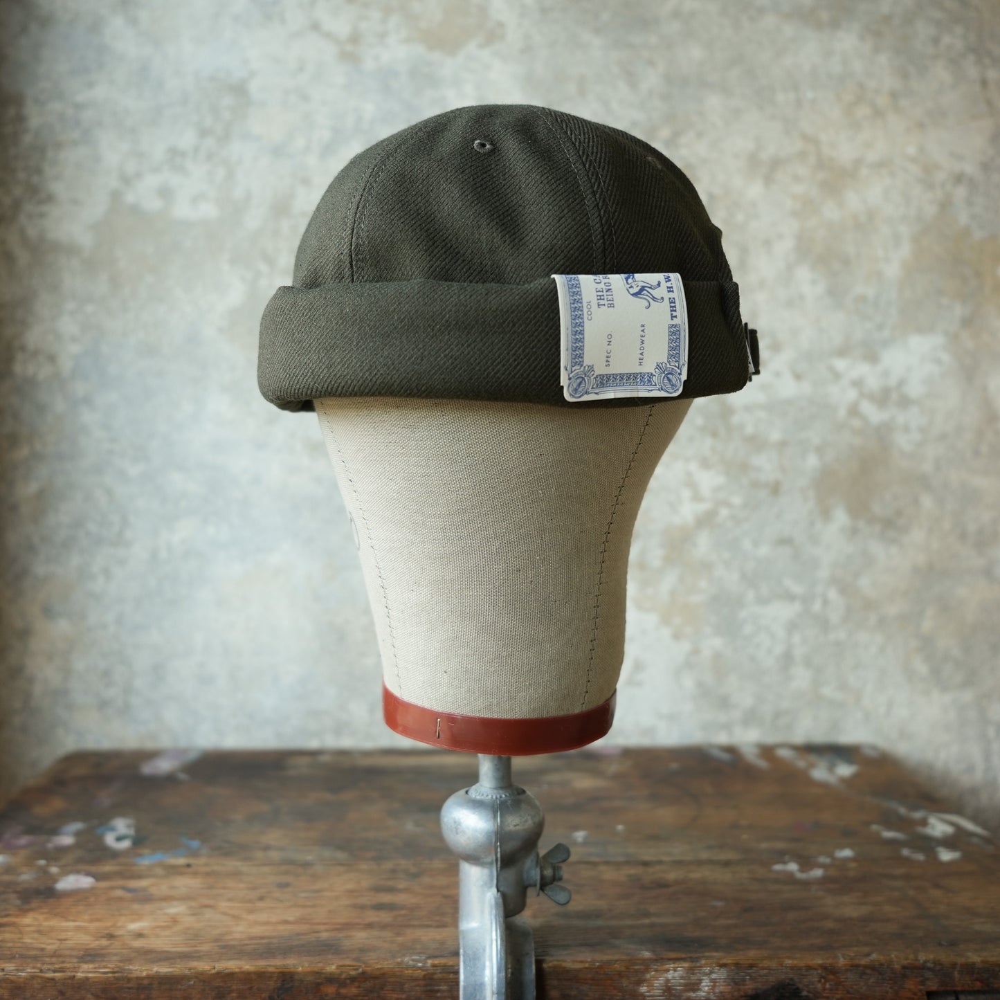 THE H.W.DOG&CO_D-01115_ROLL CAP_OLIVE