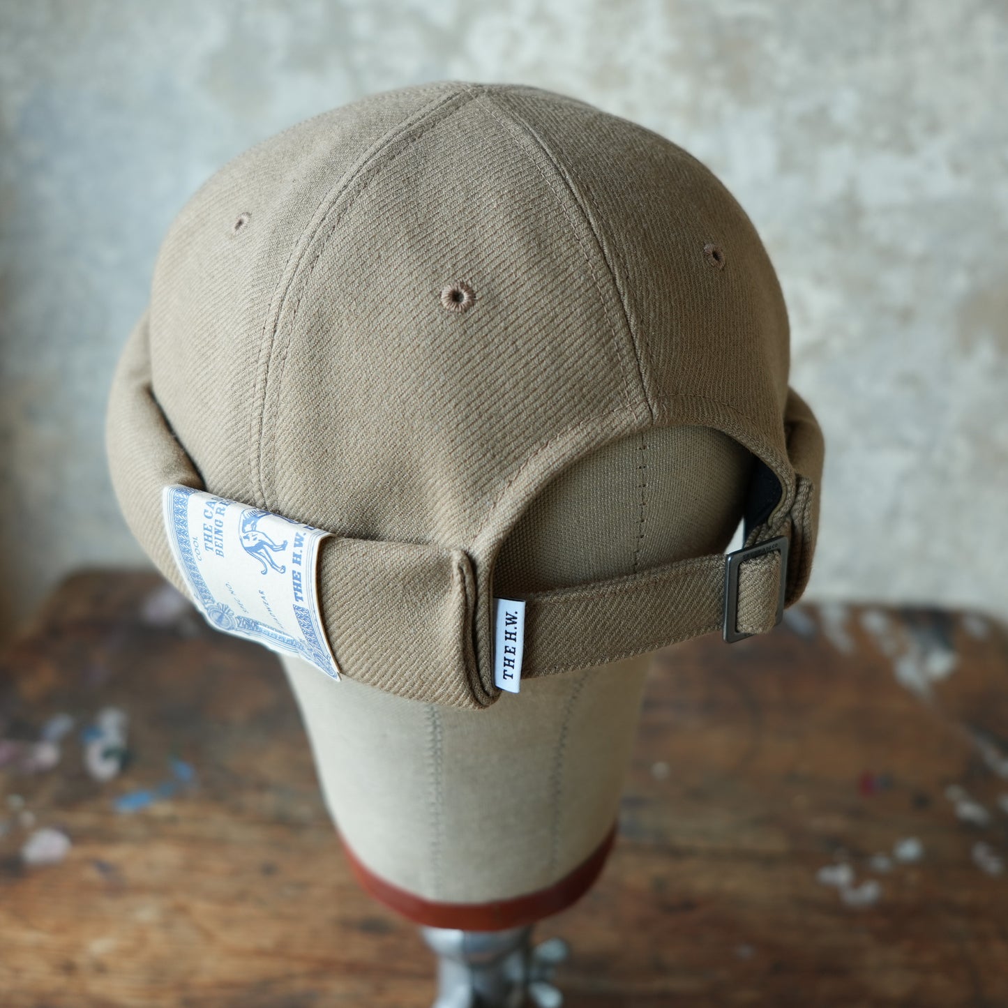 THE H.W.DOG&CO_D-01115_ROLL CAP_BEIGE