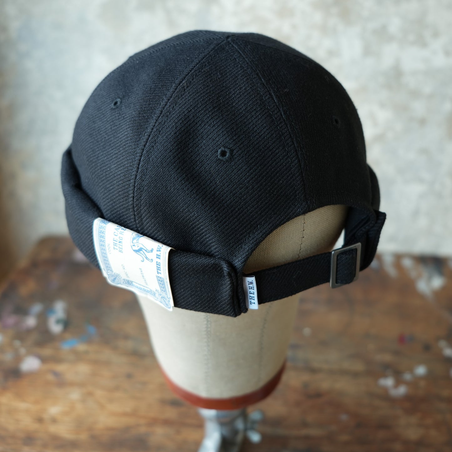 THE H.W.DOG&CO_D-01115_ROLL CAP_BLACK