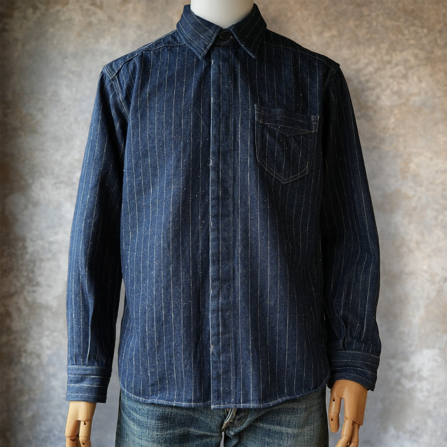 DELUXEWARE_7630A_DENIM NEL SHIRT