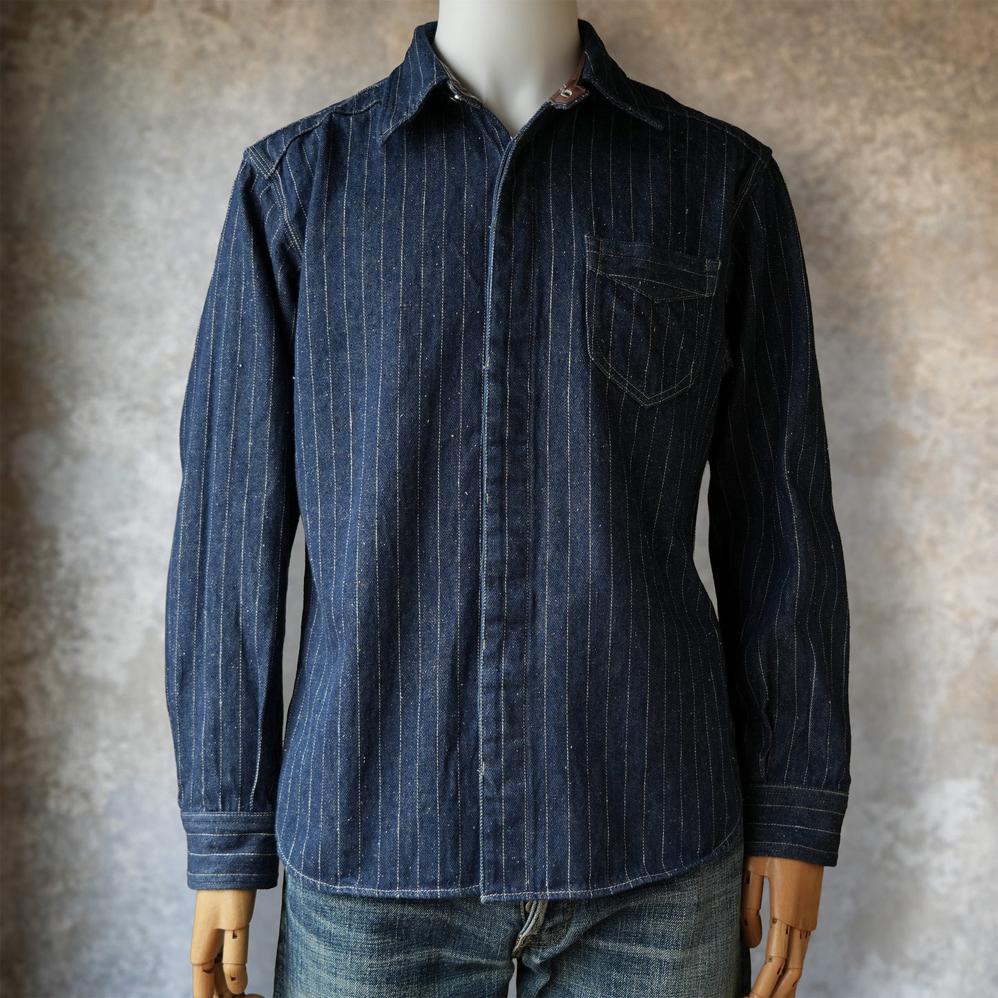 DELUXEWARE_7630A_DENIM NEL SHIRT