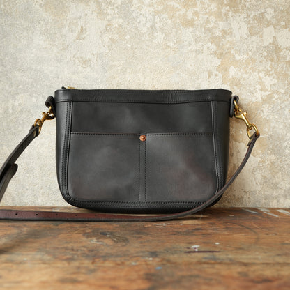 VASCO_VS-313L_LEATHER TELEPHONE SHOULDER BAG_SMALL_BLACK