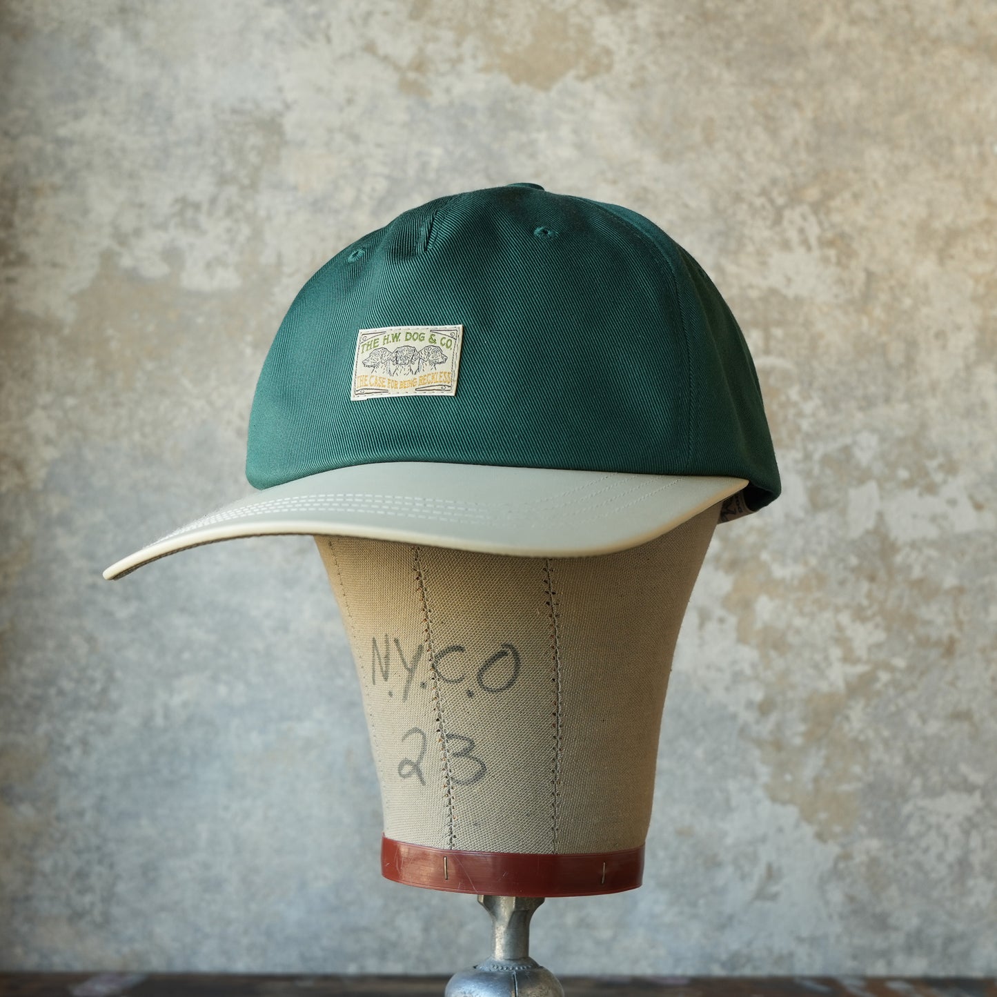 THE H.W.DOG&CO_D-01097_BIG BRIM CAP_Green