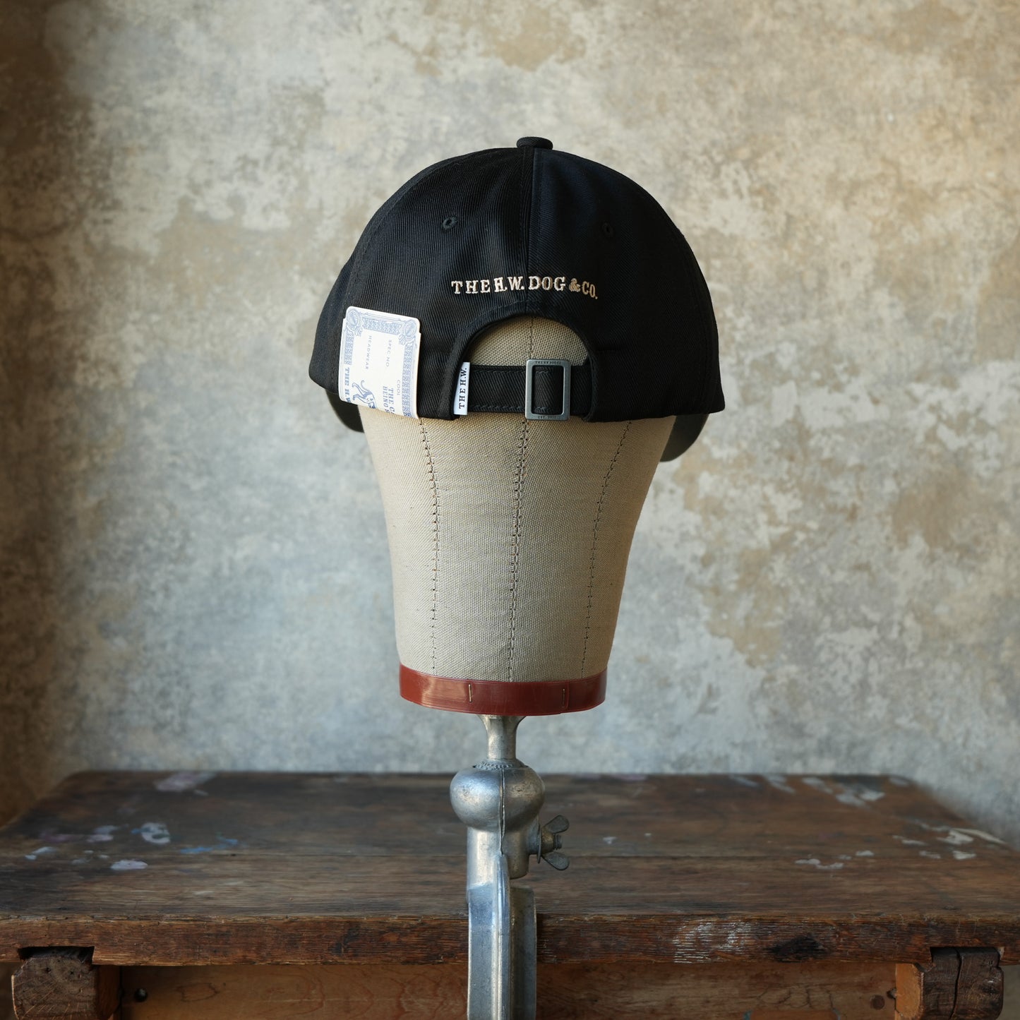 THE H.W.DOG&CO_D-01097_BIG BRIM CAP_Black